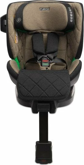 Ndenjëse për veturë Caretero Turox i-Size 40-150 cm, ISOFIX, 360° rrotulluese, Khaki (gjelbër)