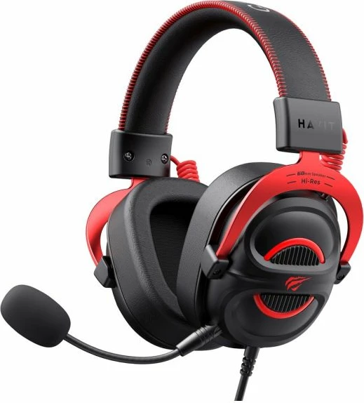 Kufje gaming Havit, të kuqe