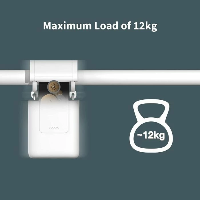 Motor për perde AQARA Curtain Driver E1 CM-M01R, Zigbee 3.0, USB-C, i bardhë, set 1 copë