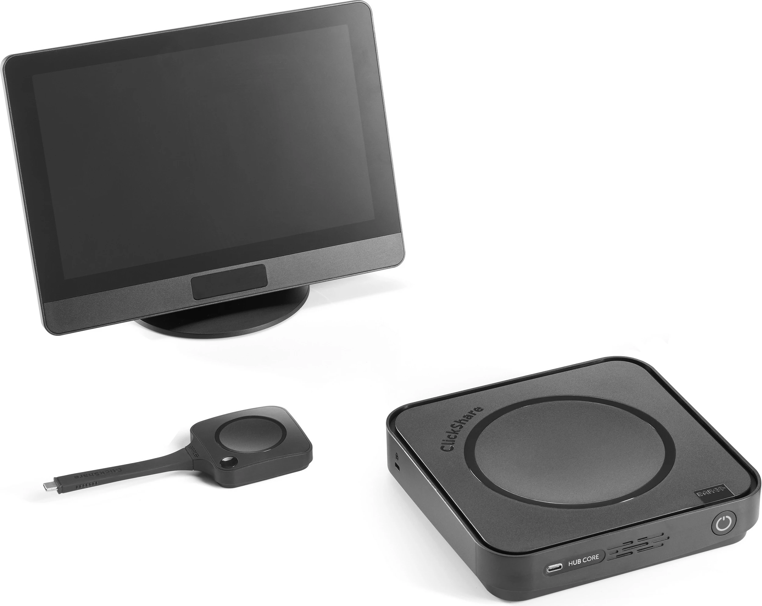 Sistem videokonference BARCO ClickShare Hub Core, panel kontrolli me ekran 10.1", 5K, Wi‑Fi/Bluetooth, i zi