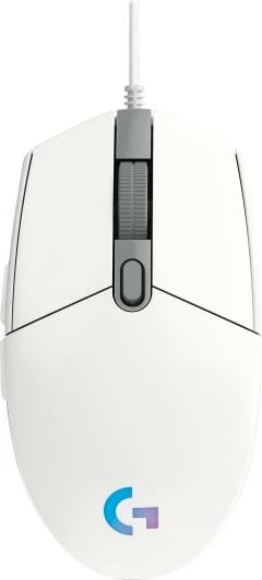Maus Logitech G203 Lightsync 910-005797, programueshëm, i bardhë