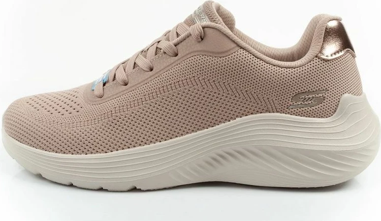 Atlete femra Skechers Bobs Squad Waves, bezhë
