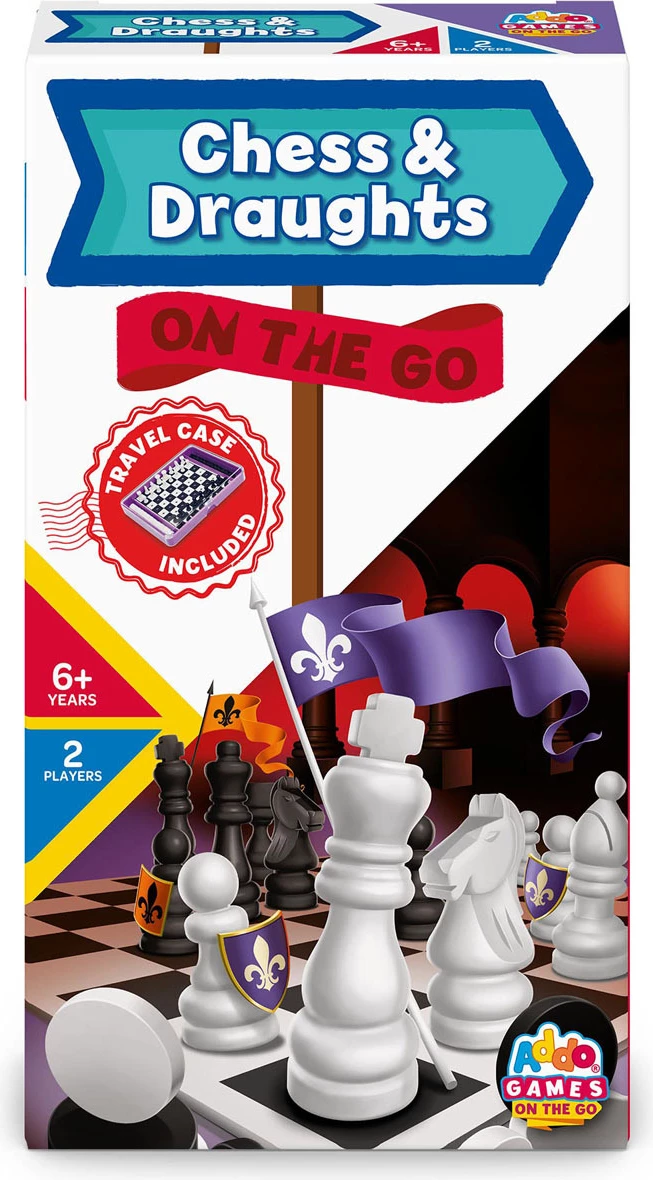 Addo Games On The Go Chess & Draughts Travel Game