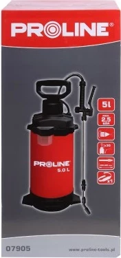 Spërkatëse me presion PROLINE 07908 8 L kuqe/zezë