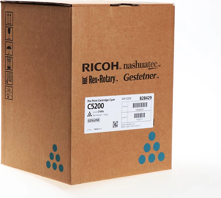Toner, Ricoh, C5200 828429, rendiment 24000 faqe, Cyan