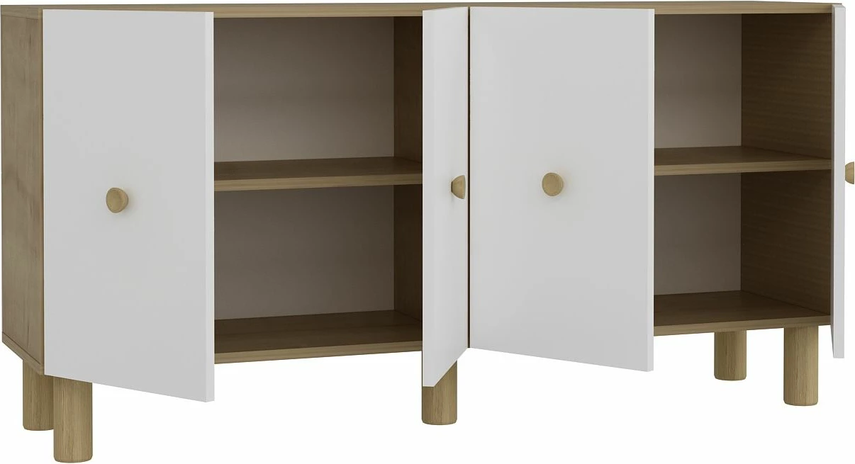 Konsol Skye Decor, Mono KB150 Bohem, lisi safir, e bardhë