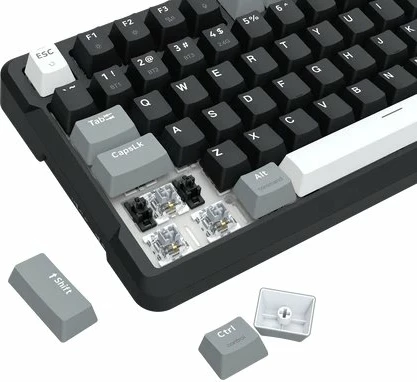 Tastierë mekanike gaming Redragon K742 Arlokks 96% RGB, USB/Bluetooth/2.4GHz, layout US, e zezë
