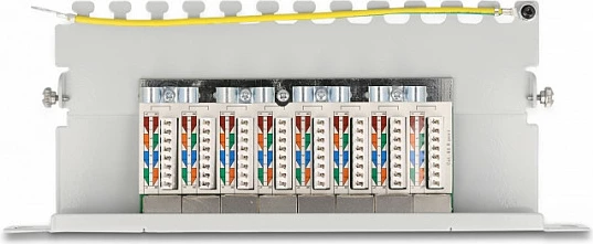 Patch panel DeLOCK 10", 8 porta Cat6a, 1U, gri