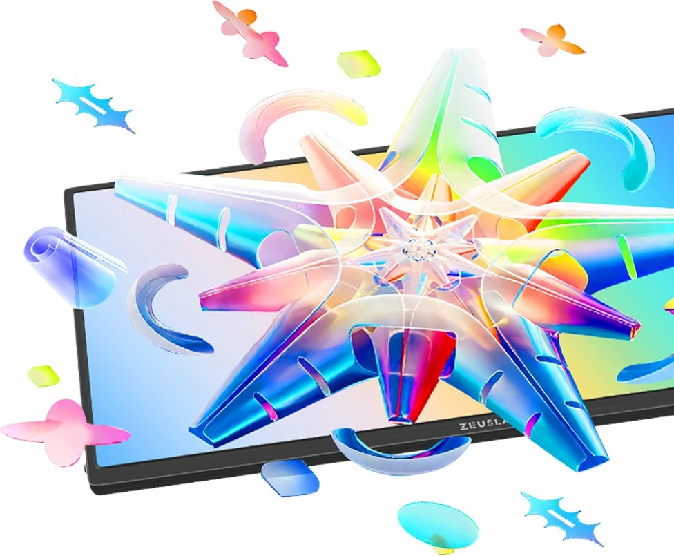 Monitor portativ Zeuslap P25K 16\" IPS 2.5K 2560x1600 60Hz, i zi, set