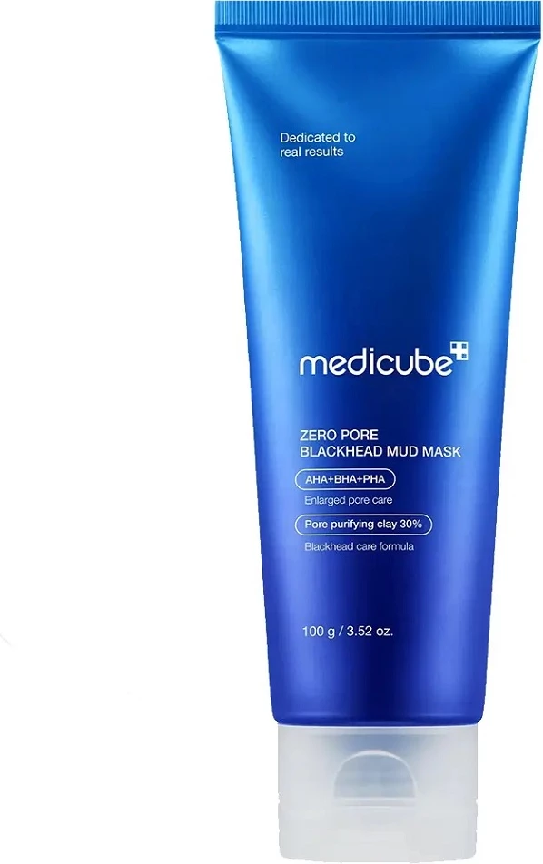 Maskë balte për fytyrë për femra Medicube Zero Pore Blackhead Mud Mask 100g