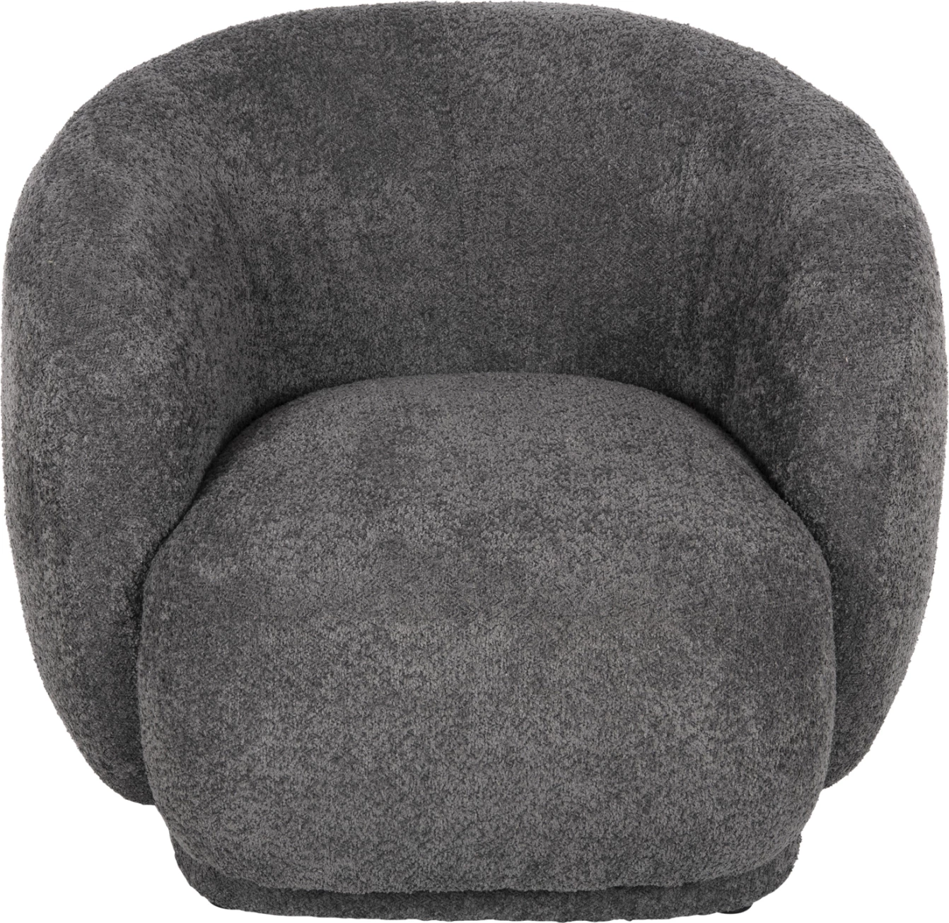 Fotelje KARPEN FH9600.01, stof boucle, gri, 93x87x78H cm