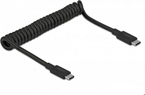 Kabllo USB-C DeLOCK 85350, 1.2m, USB 3.2 Gen 2, 10Gbps, 3A, e zezë