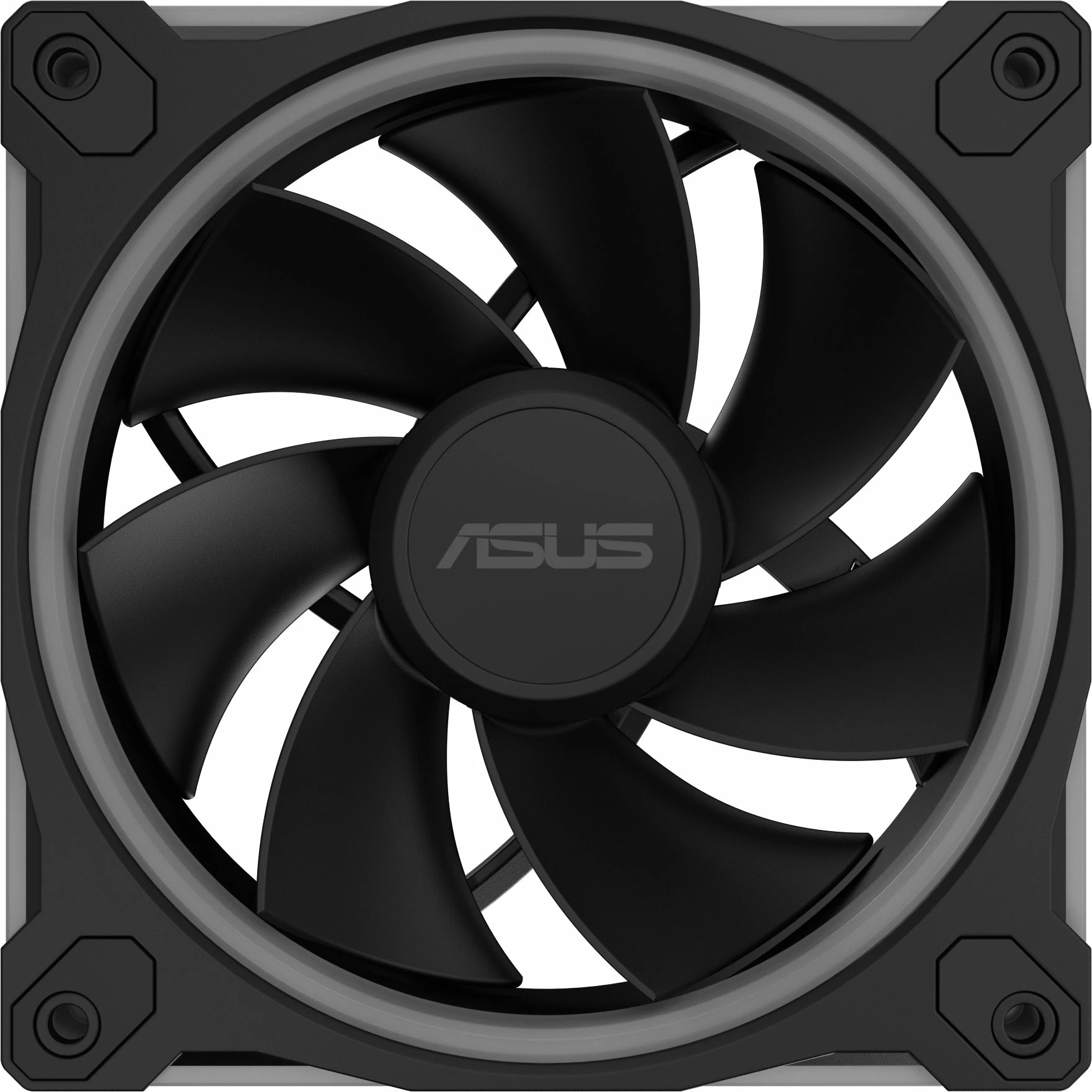 Ventilator kasë PC Asus Prime MR120 ARGB Reverse Blade 120mm 4-pin PWM, i zi (1 copë)