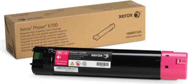 Toner XEROX 106R01524 për Phaser 6700, kapacitet i lartë 12,000 faqe, magenta