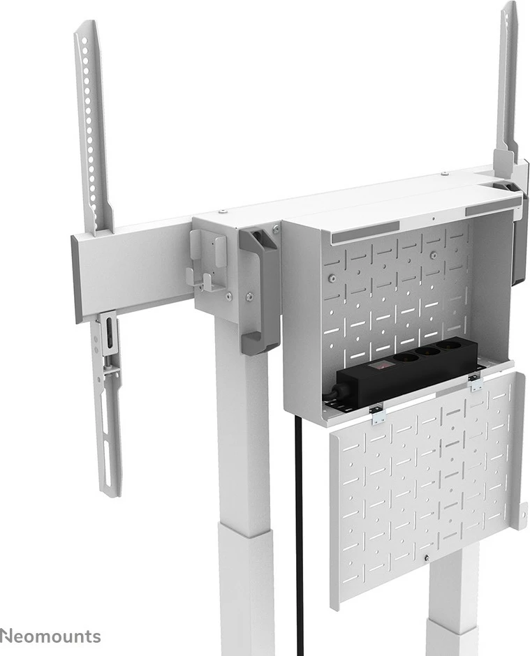 Karrocë TV Neomounts FL55-875WH1, motorike, për ekrane 55-100 inç, e bardhë