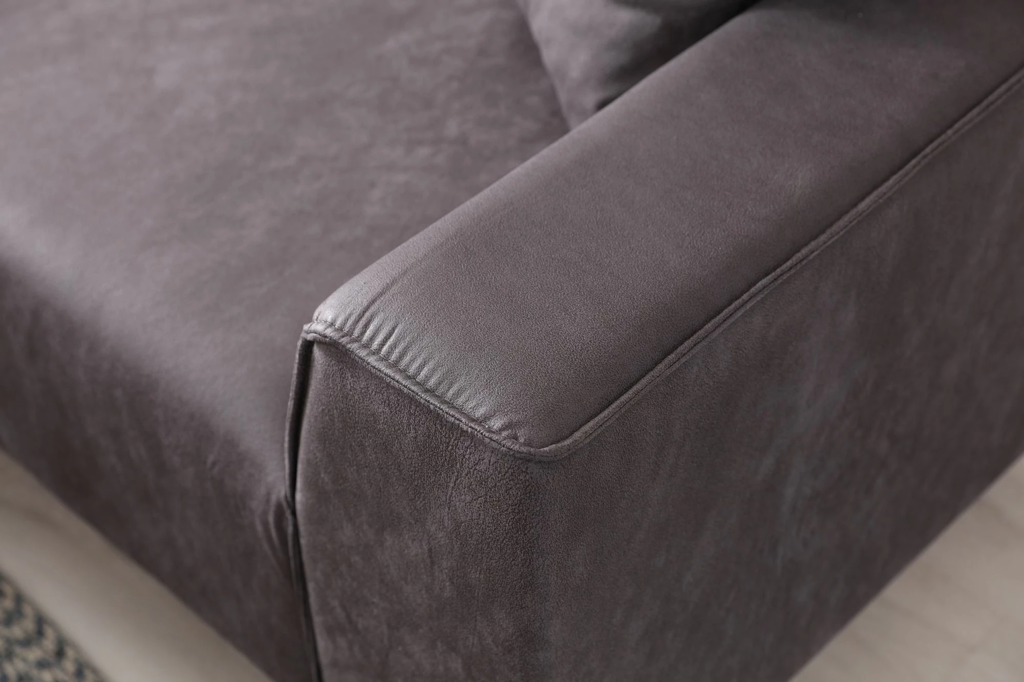 Këndare New Petra L, ngjyrë antracit, Atelier del Sofa