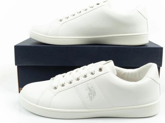 Atlete meshkuj US Polo Assn. sneakers, të bardha [Madhësia: 45]