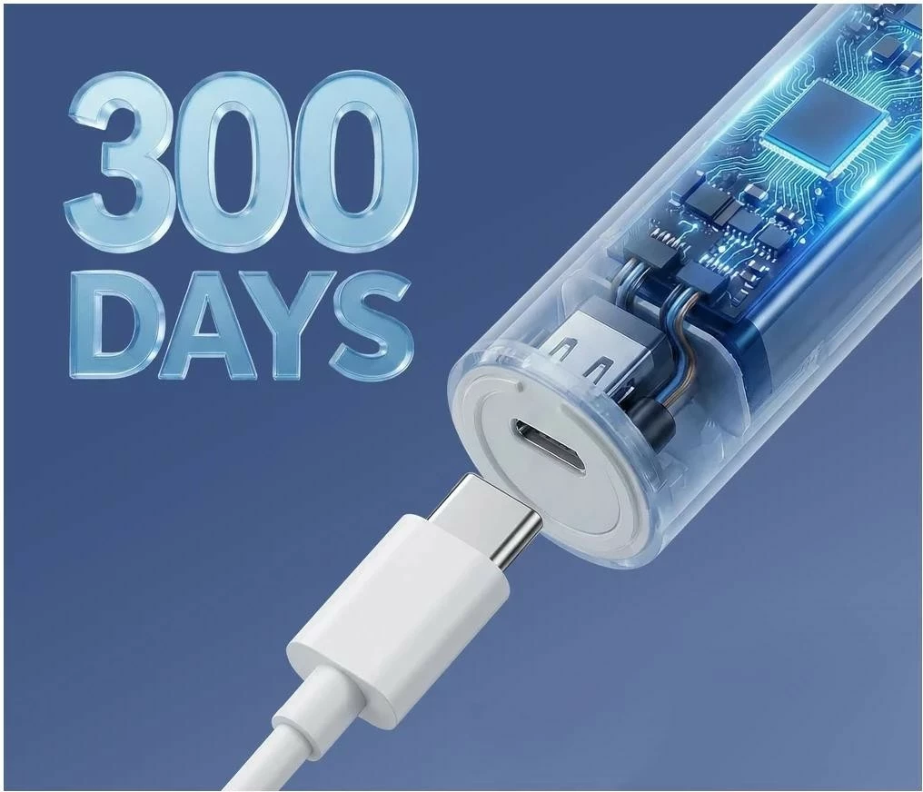 Furçë dhëmbësh sonike Dreame F02 Pro, 2000mAh, 4 mënyra pastrimi, 6 koka, blu