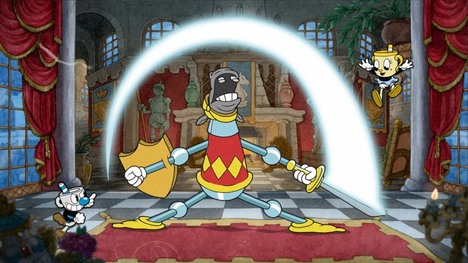 Lojë Nintendo Switch iam8bit Cuphead, PEGI 7, përfshin The Delicious Last Course