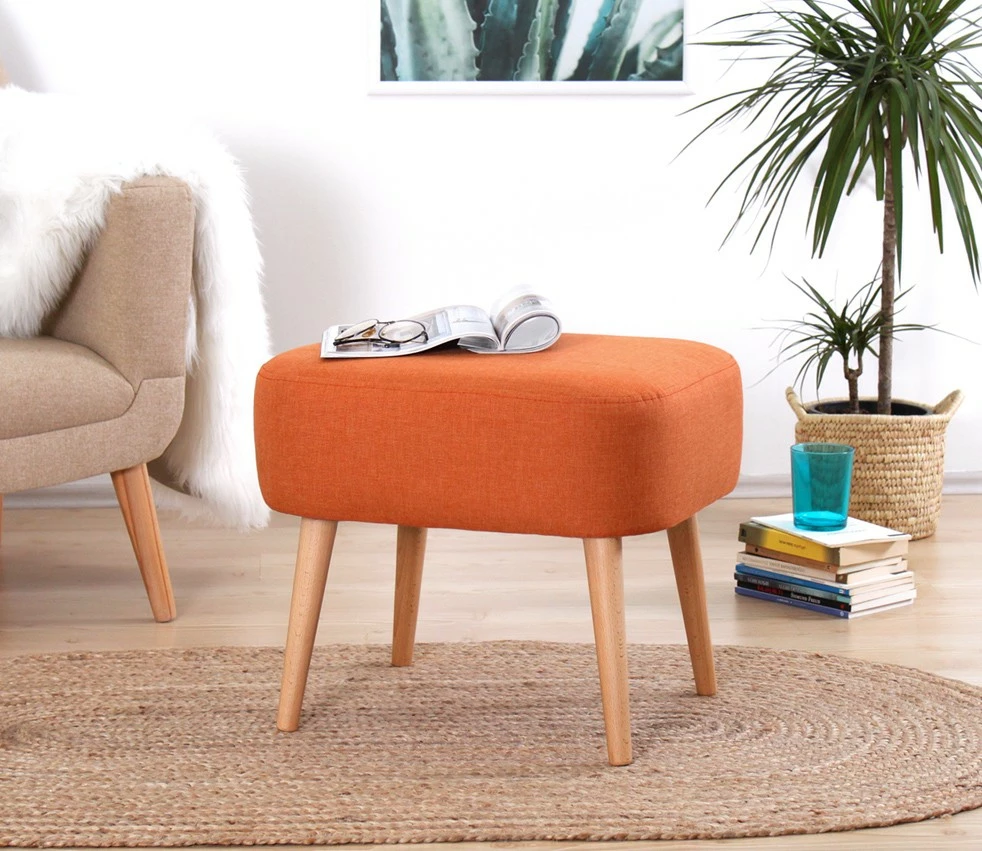 Puf Atelier del Sofa, ngjyrë portokalli, Parrot