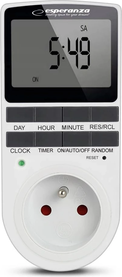 Timer elektronik digital Esperanza ELA101, i bardhë