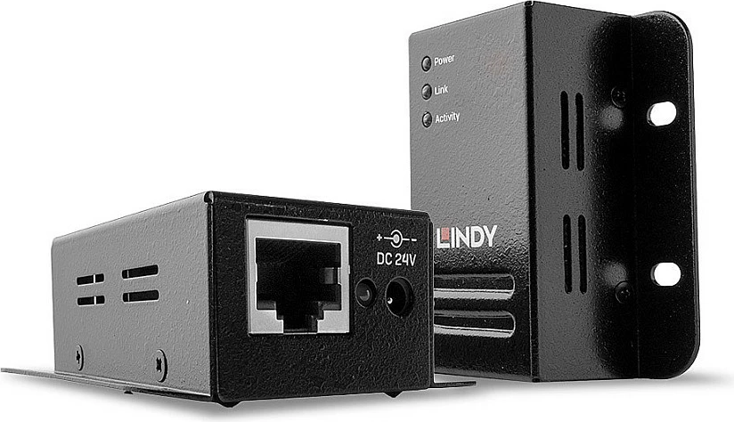 Zgjatës USB 2.0 LINDY 50m NS1021, Cat5e/Cat6, 480 Mbit/s, PoE, i zi