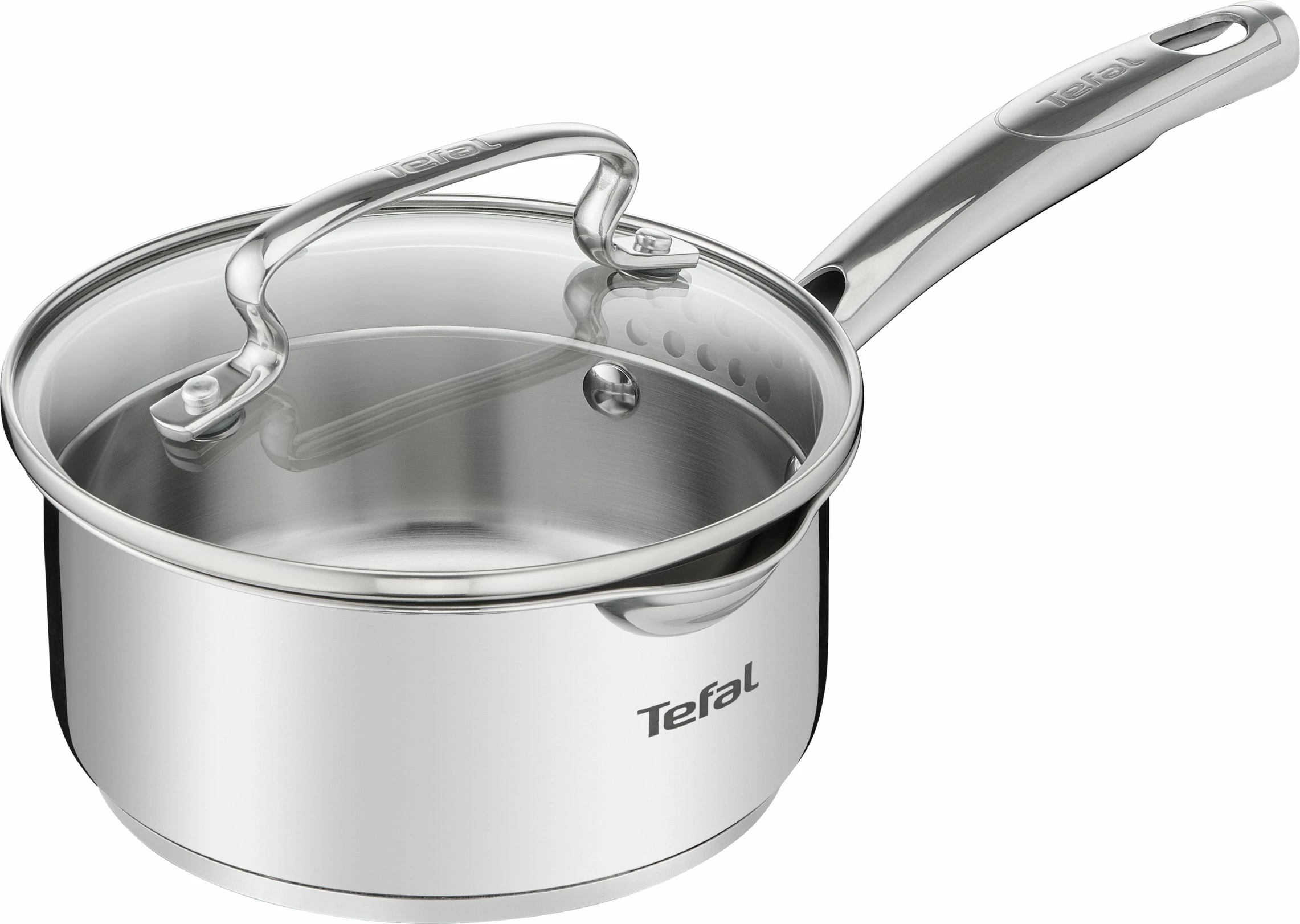 Rondel Tefal Duetto+ 16 cm me kapak qelqi, argjendtë