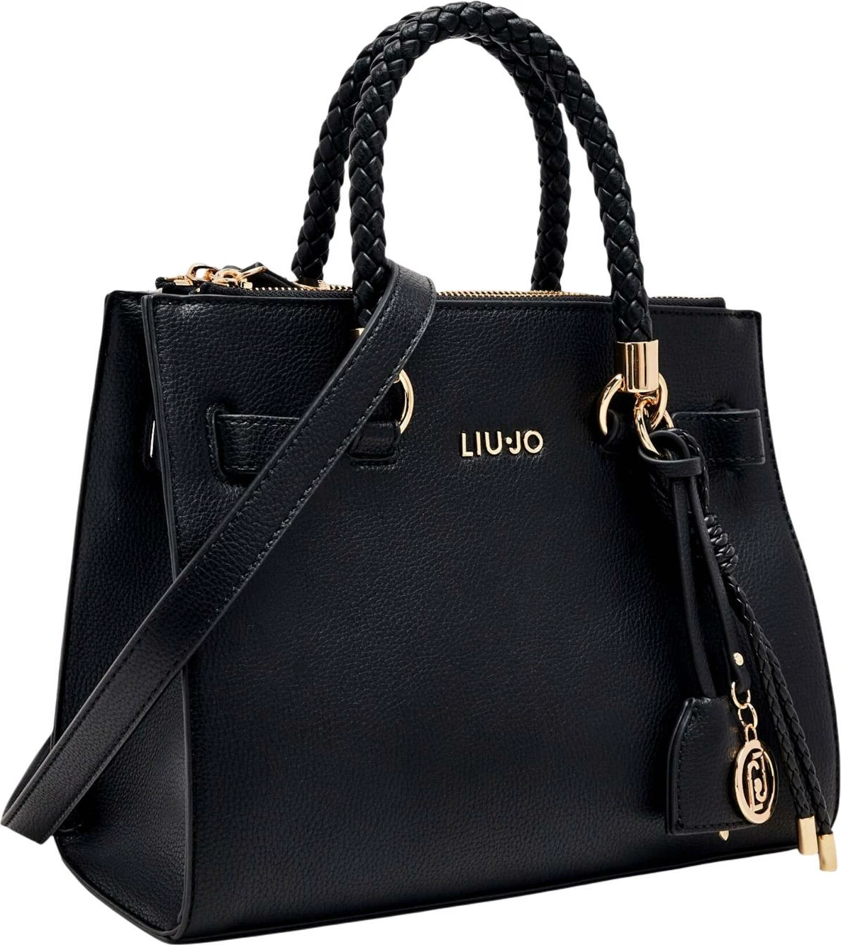 Çantë dore Liu Jo Boston Bag AF6069 E1019 për femra, e zezë