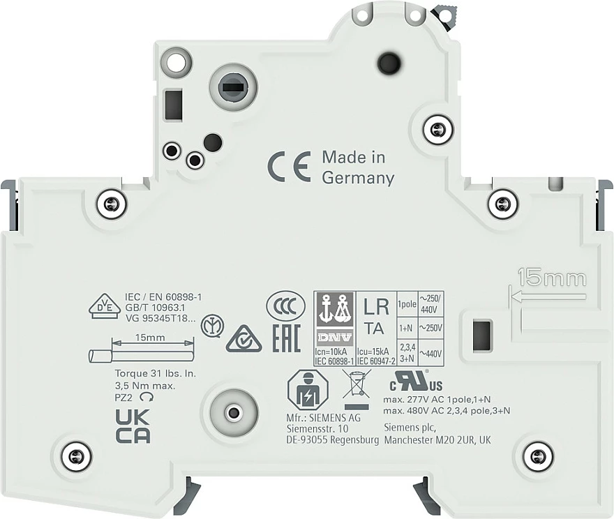 Automat Siemens 5SY41167, C16A, 1P, 230/400V, 10kA