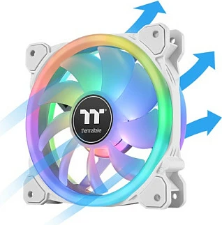 Ventilator kasë Thermaltake SWAFAN 14 RGB, 140mm, 3 copë, i bardhë