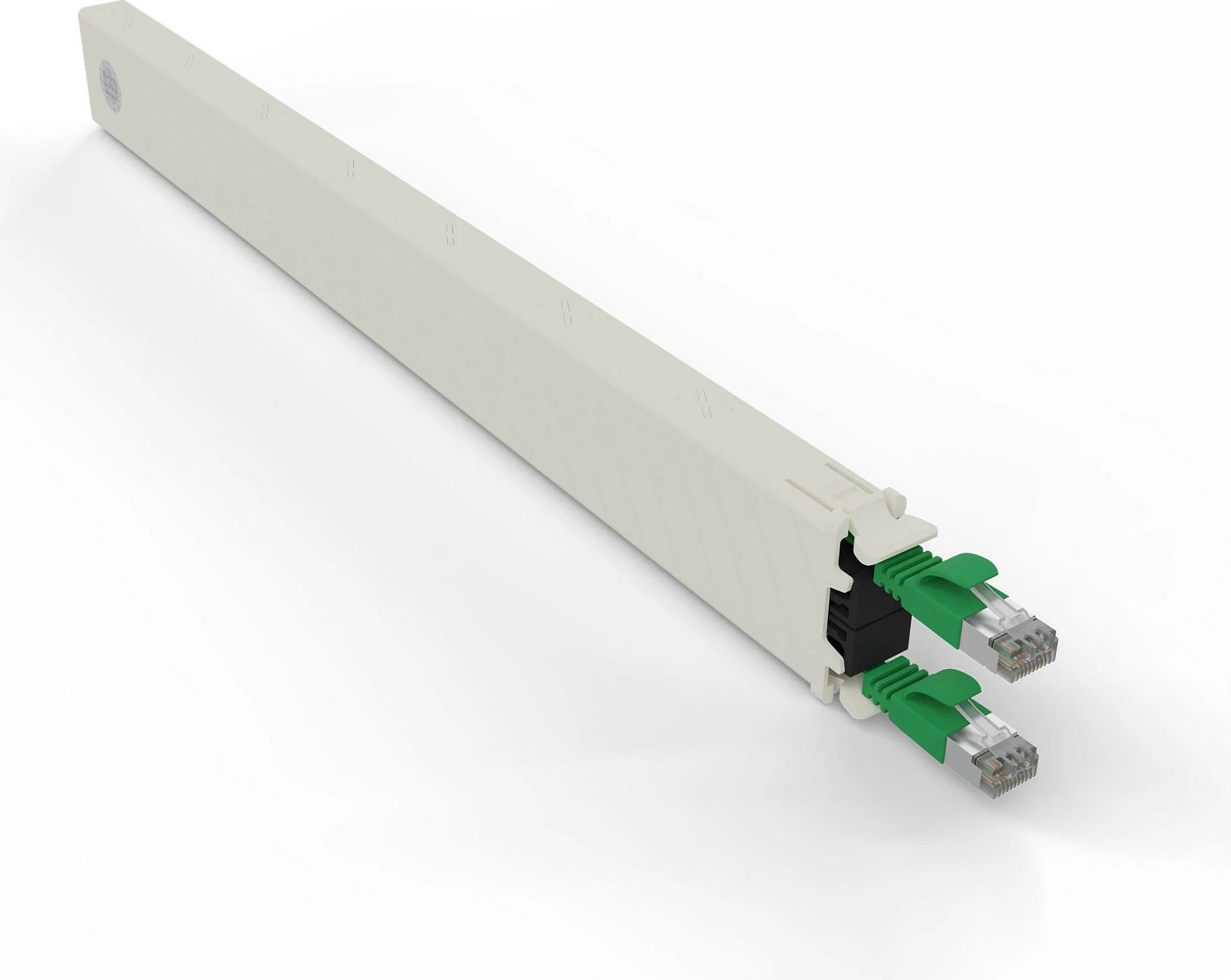 Kasetë kabllo rrjeti PATCHBOX patchbox.one .one Cassette 8RU, Cat6a STP U/FTP, 0.8m, RJ-45, jeshile