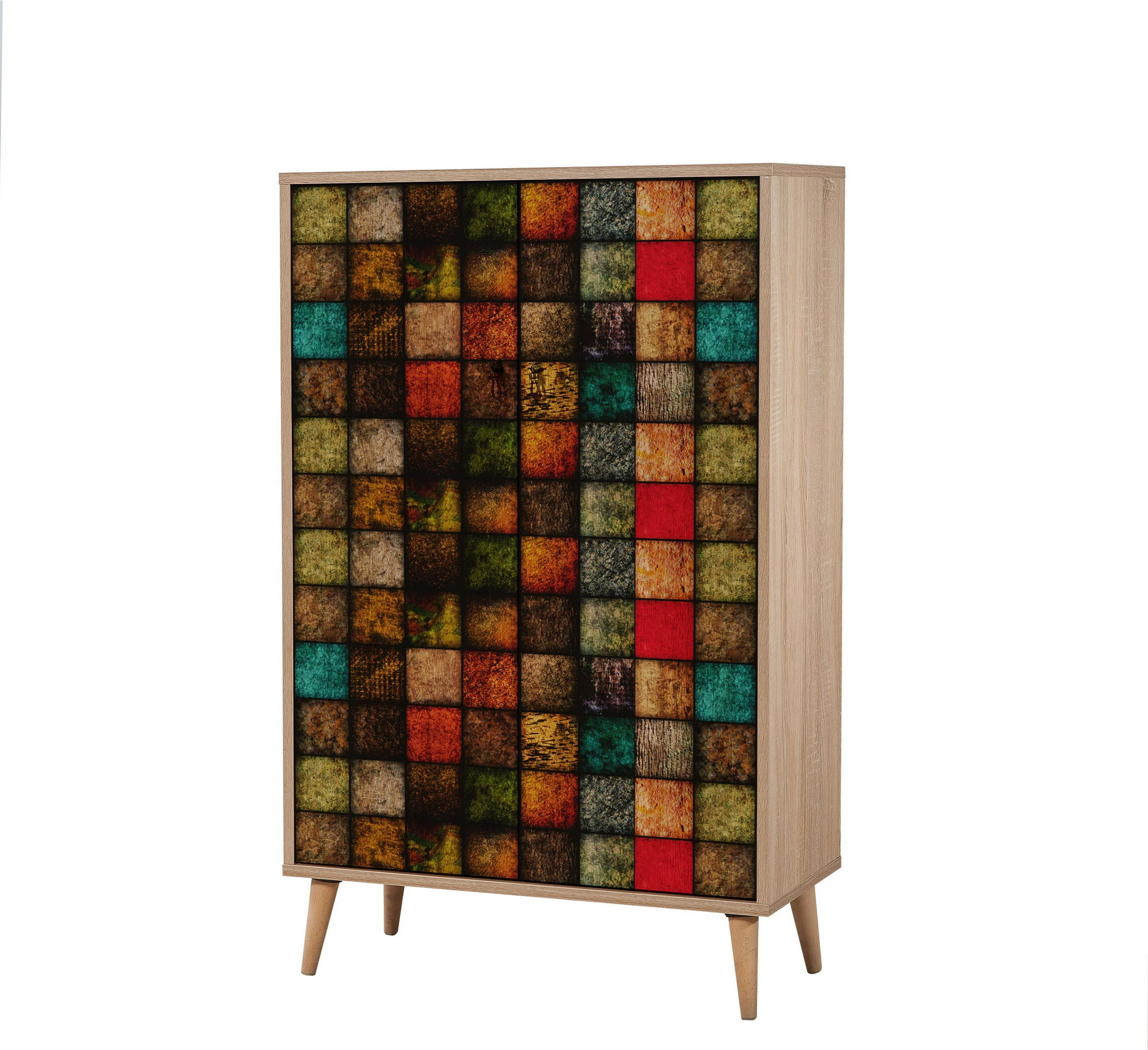 Dollap multifunksional Hanah Home, Multibox - 723, ngjyrë lisi Sonoma