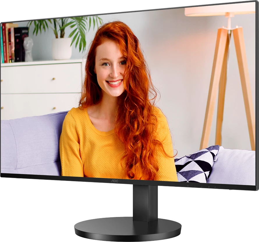 Monitor AOC 27B3CF2 27" FHD IPS 100Hz USB-C PD 65W Adaptive Sync me altoparlantë, i zi
