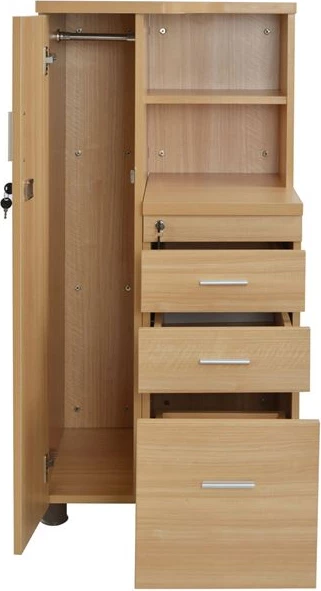 Dollap profesional për zyre, ngjyrë lisi, FH2052.01L, 60x46x120 cm