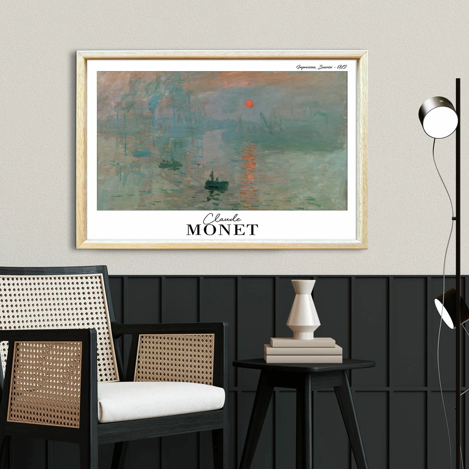 Pikturë dekorative me kornizë, Wallity, 4262AHSMONET-008
