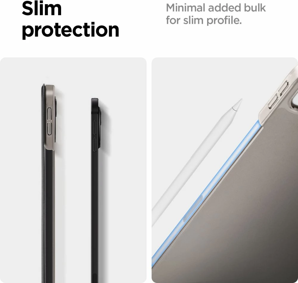 Mbështjellës Spigen Smart Fold për iPad Pro 11" (2024), E zezë