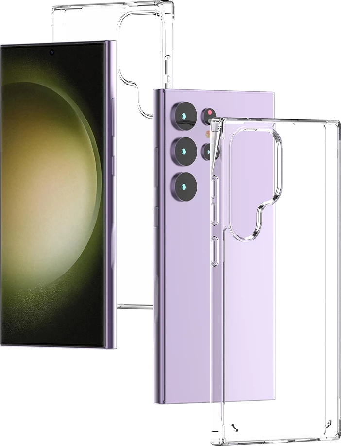 Mbështjellës ONASI Clear Case 1.8 mm për Samsung Galaxy S25 Ultra 5G, transparent