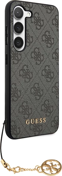 Mbështjellës Guess 4G Charms për Samsung Galaxy S24+, i zi