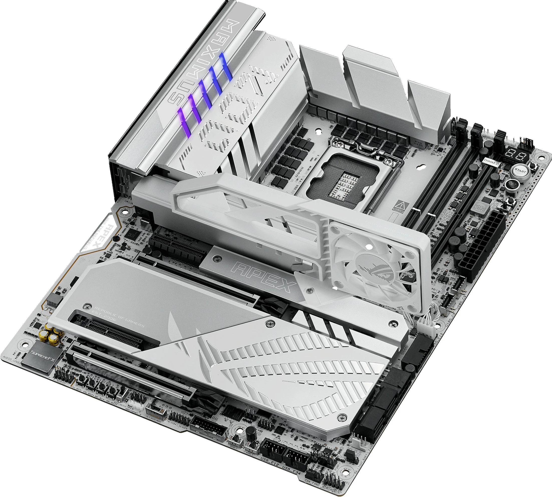 Pllakë amë ASUS ROG MAXIMUS Z890 APEX, Intel, LGA 1851, DDR5, 96 GB, gri