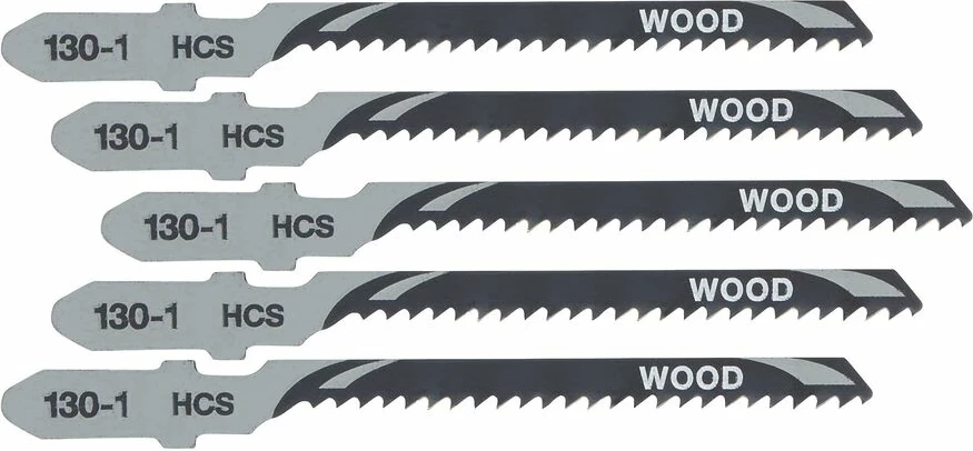 Tehe për sharrë elektrike (jigsaw) Dewalt DT2050 76mm HCS për dru/laminat/plastikë, set 5 copë