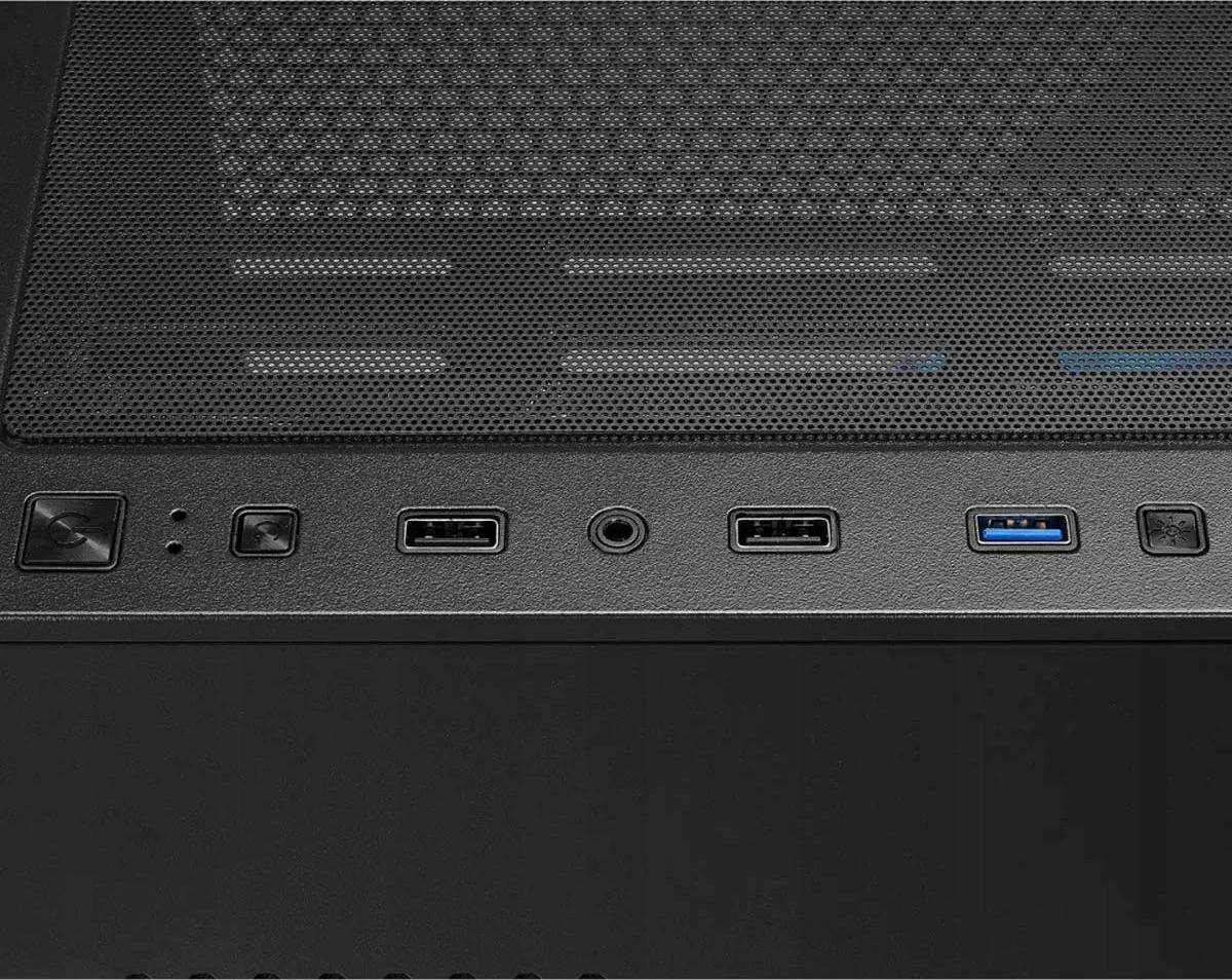 Kasë Rampage Prime Mesh ARGB, Midi Tower, ATX/E-ATX, 4x ARGB fan, e zezë