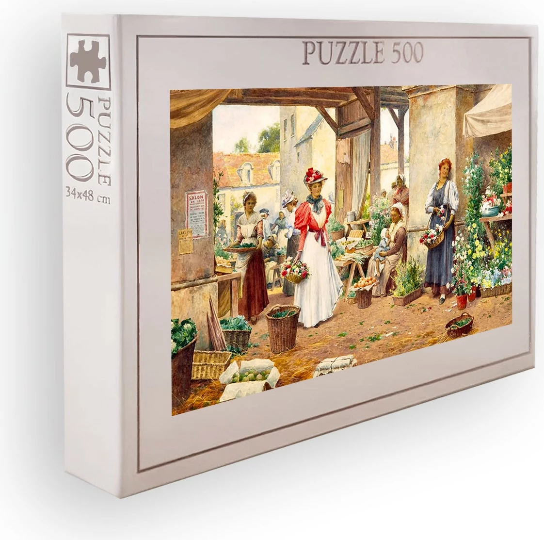 Puzzle 500 copë, Evila Originals, shumëngjyrësh, PZL_08_500