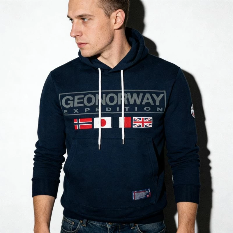 Duks për meshkuj Geographical Norway, navy blue [Madhësia: XL]