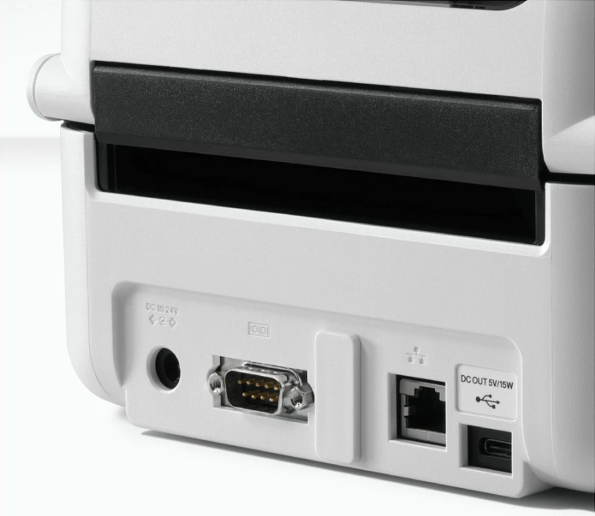 Printer etiketash Brother TD-4425DN, desktop, e zezë/bardhë