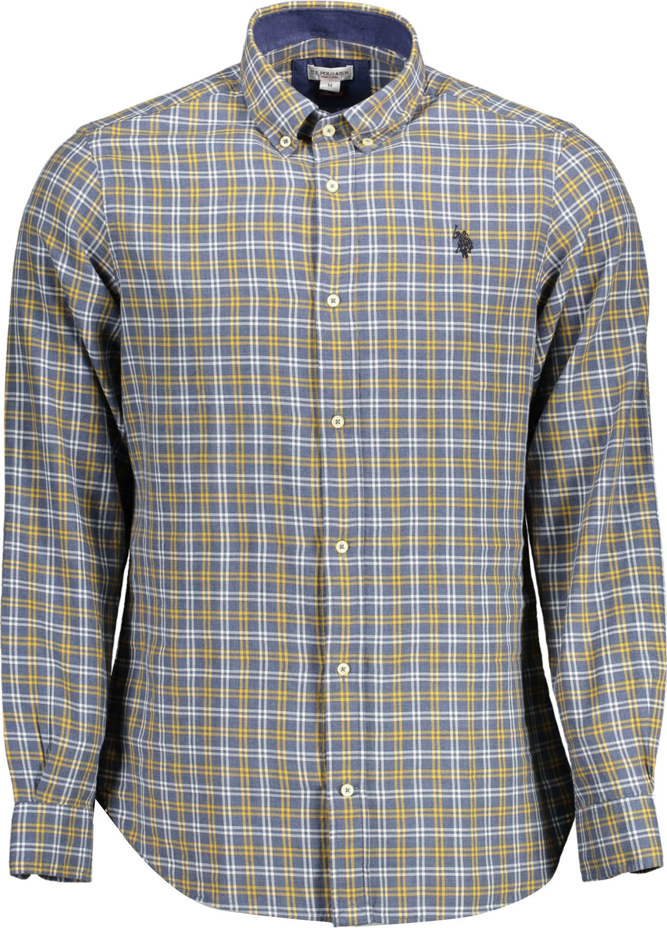 Këmishë U.S. POLO long sleeve meshkuj, blu [Madhësia: XL]