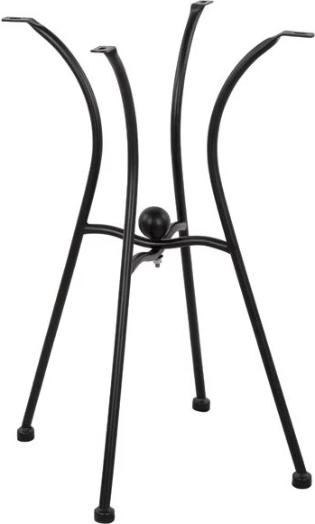 Baza metalike FH466 4këmbë, ngjyrë e zezë, 50x50 cm