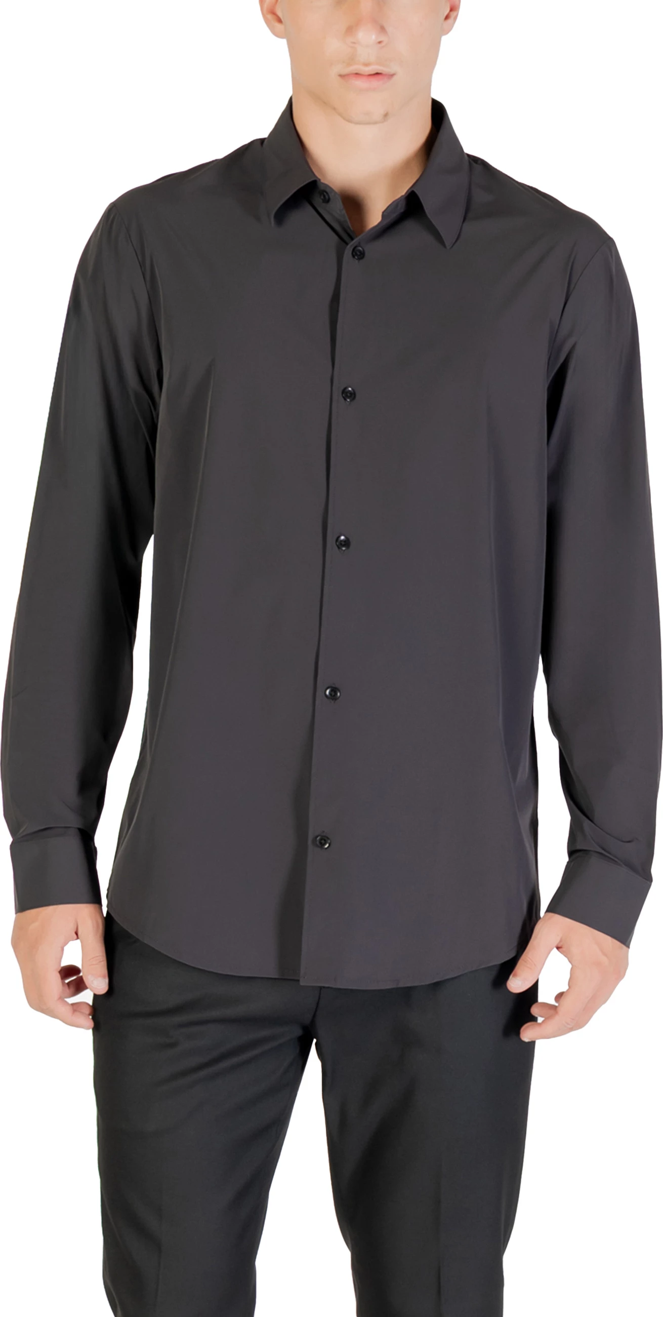 Këmishë për meshkuj Armani Exchange XM001567 AF19193, e zezë