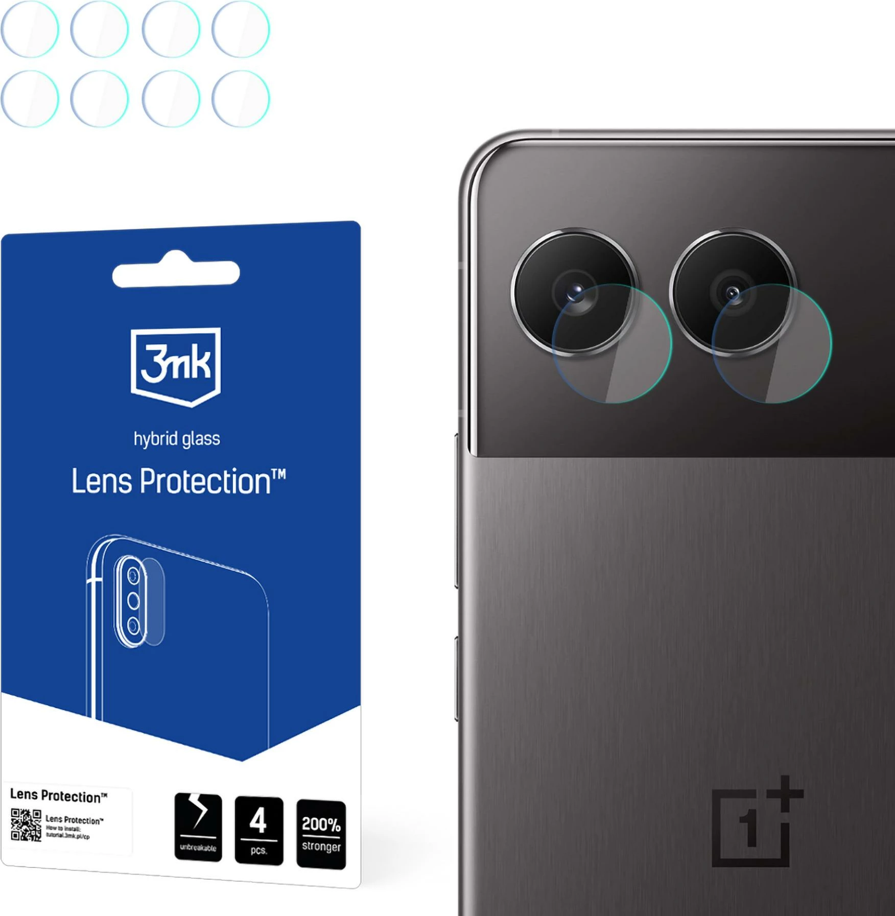 Mbrojtës kamere 3mk Protection për OnePlus Nord 4, set