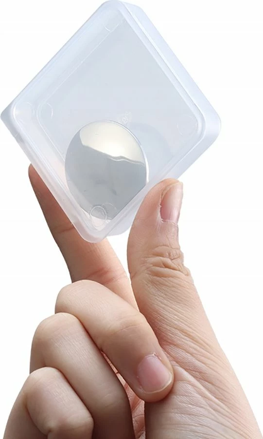 Pasqyrë selfie Ulanzi 2056, universale për celular/smartphone, Ø3 cm, ngjitje me shirit dy-anësh, argjendtë