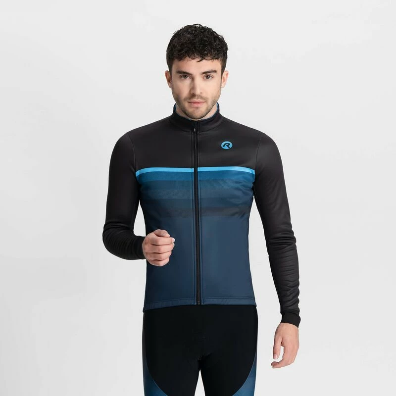 Jakne sportive Rogelli HERO II, meshkuj, e zezë dhe kaltër